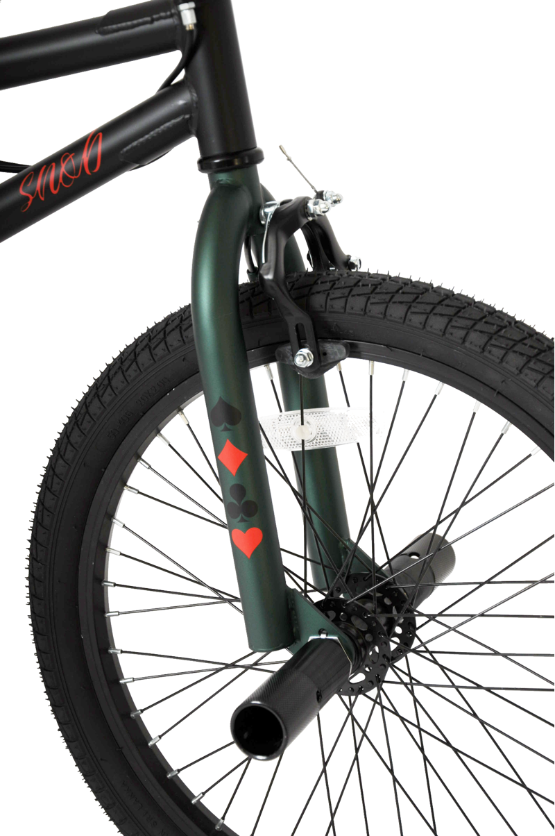 Snob Player BMX 20 Inch Wheel Kids Bike Black-8